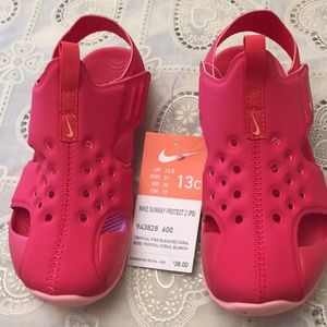 Nike Sunray protect 2, SZ 13, NWT, $38, pink/Coral